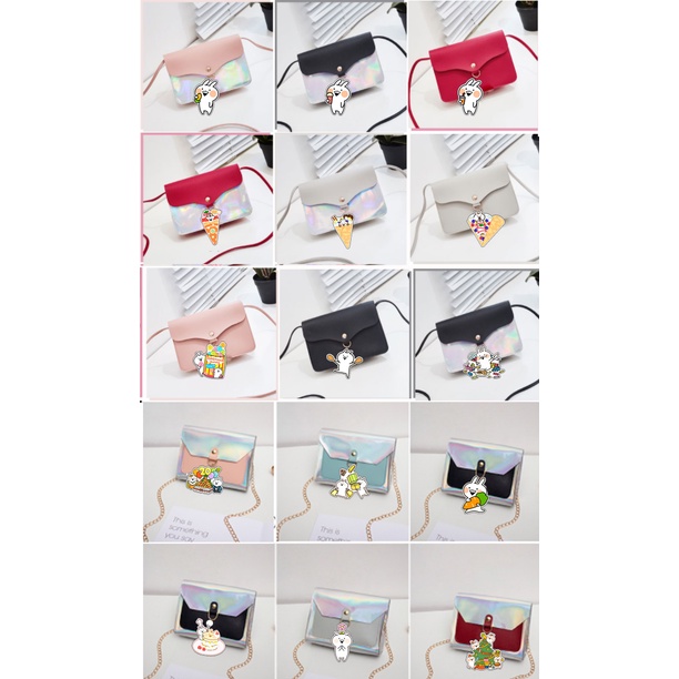 Túi đeo chéo hologram doraemon TXHI2 totoro vô diện chuột vàng shin one piece sumikko jinbeisan usagyuuun kero CCS