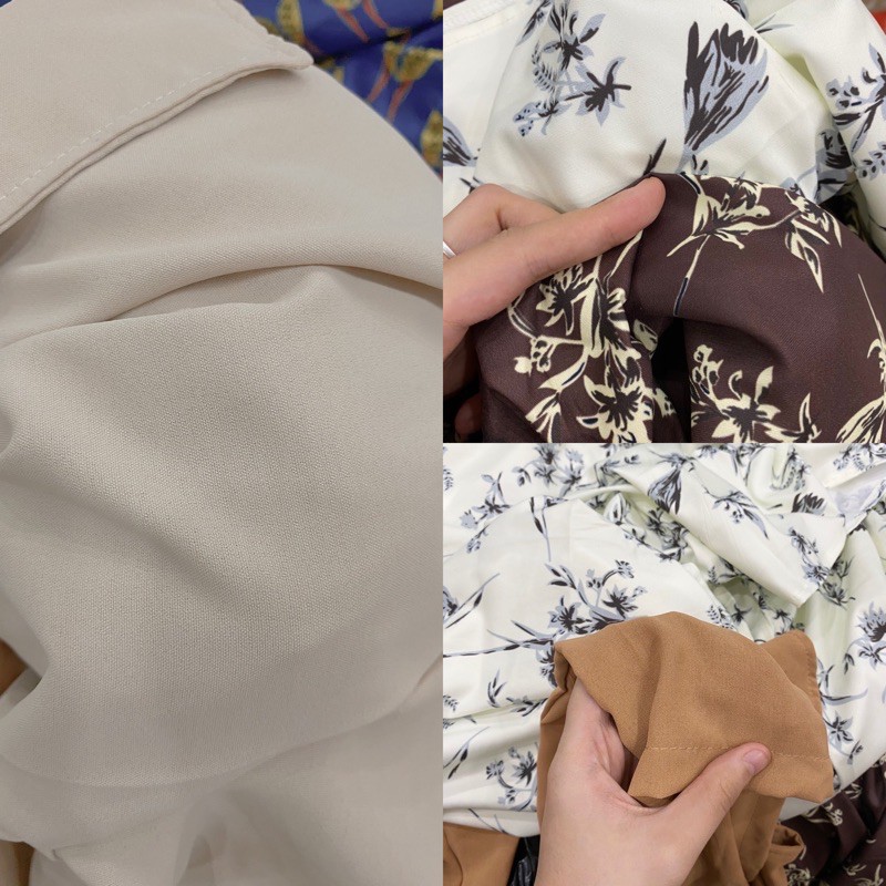 Set 2 món váy hoa nhí nữ, áo khoác vest blazez đầm hoa nhí 2 dây nhỏ đi biển đi chơi siêu đẹp hot hit | BigBuy360 - bigbuy360.vn