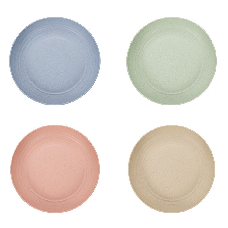 Bắc Âu Lúa Mì Rơm Đĩa Môi Trường Nơ Xương Đĩa Trái Cây Đĩa Nhỏ Đĩa Nông Đĩa