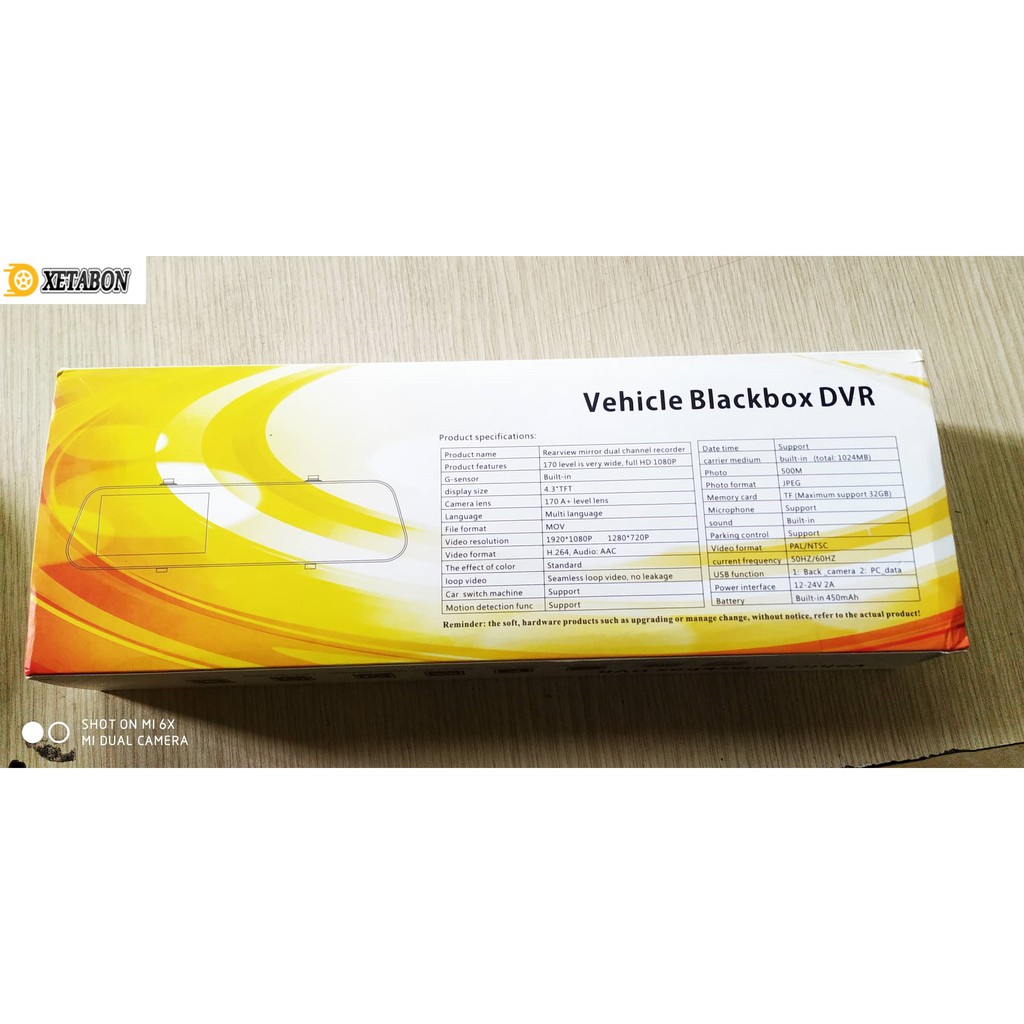 CAMERA HÀNH TRÌNH GƯƠNG TÍCH HỢP CAMERA LÙI 3 TRONG 1 | BigBuy360 - bigbuy360.vn