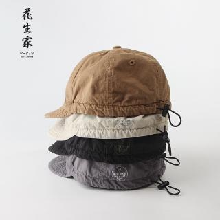 Phong Cách Nhật Bản Mềm Mại Hàng Đầu Bông Tai Kẹp Ngắn Viền Mũ Bóng Chày Phiên Bản Hàn Quốc Hợp Thời Trang Phẳng Viền Đường Phố Hip-Hop Mũ Nam Stre