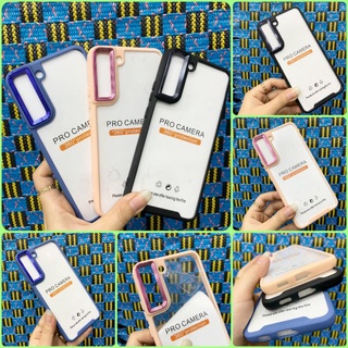 Ốp lưng Samsung S22 Plus viền dẻo màu lưng trong chống ố vàng