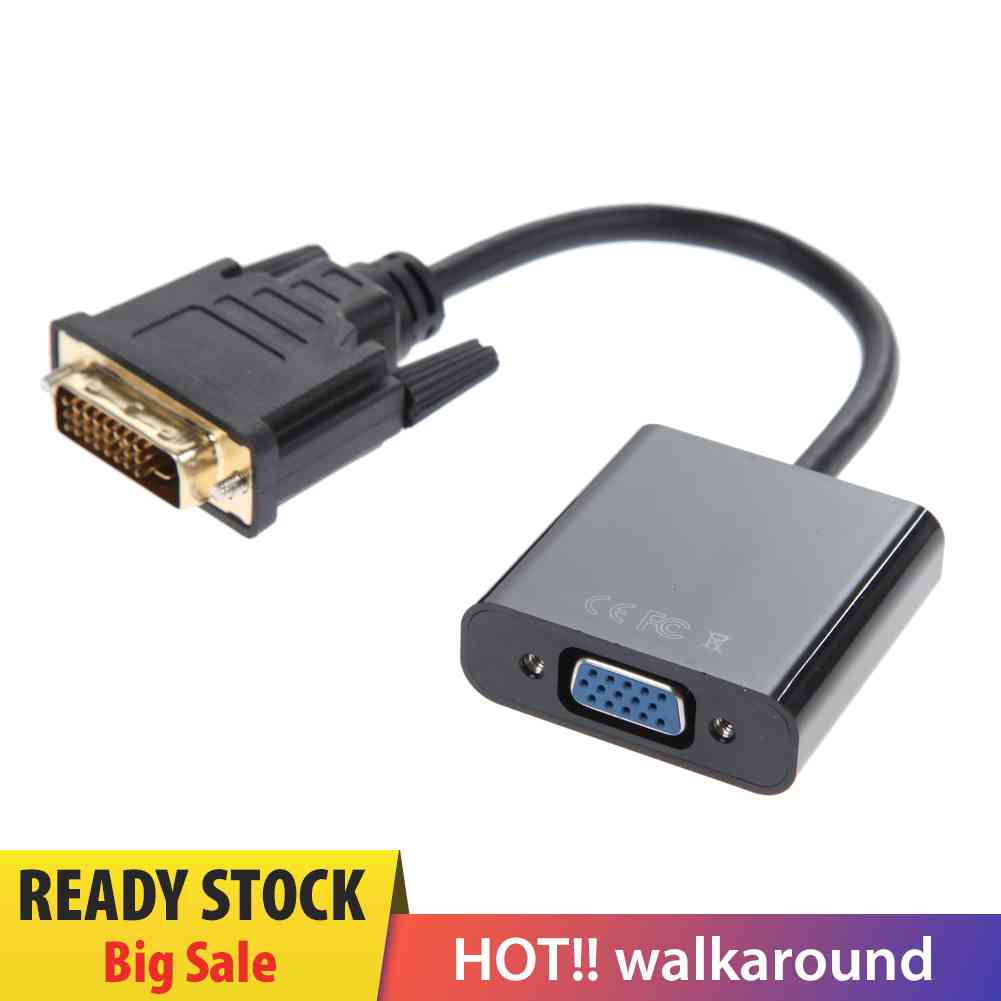 Cáp ChuyểN ĐổI 1080P DVI-D 24 + 1 Sang VGA HDTV Cho PC / Card
