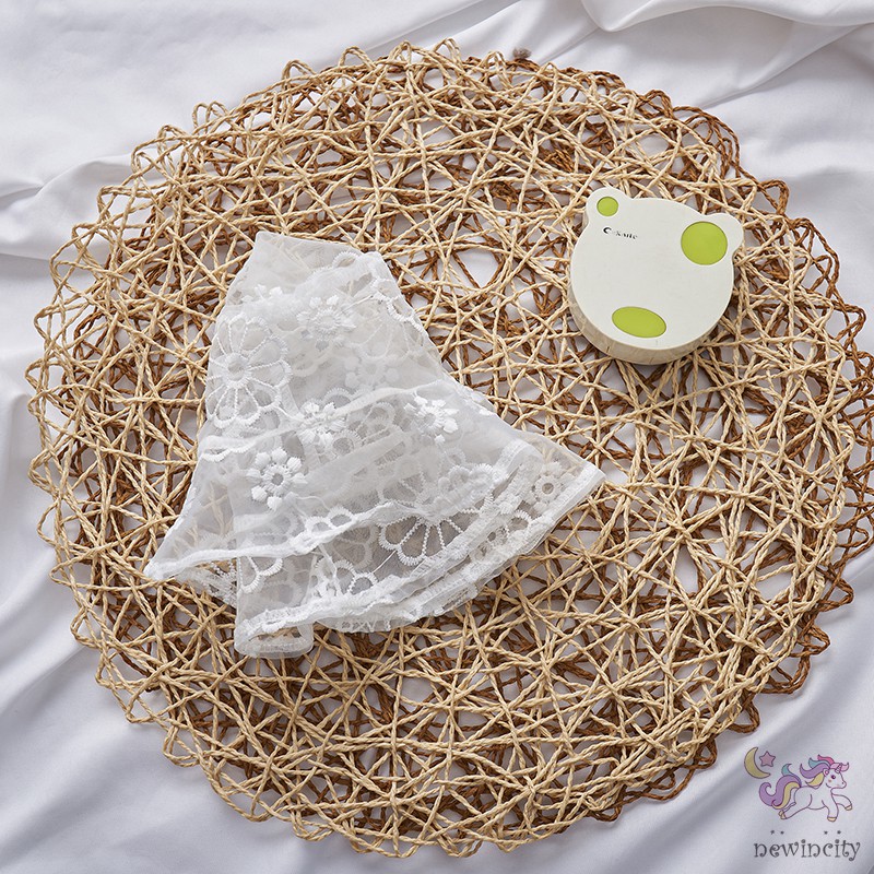 Mũ Đi Biển Phối Lưới Thoáng Khí Kiểu Hàn Quốc Dễ Thương Cho Bé Gái