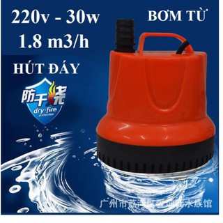 Bơm chìm hút đáy 220v-10w hoặc 15w hoặc 30w