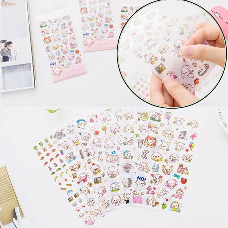 Bộ 6 tấm hình dán trang trí điện thoại kiểu cổ điển