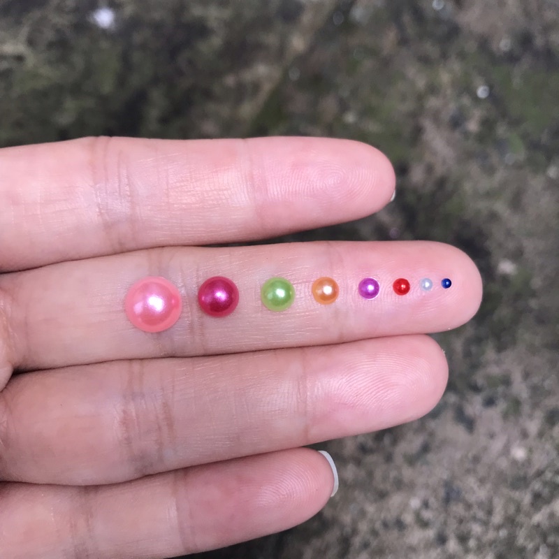 Khay hạt trai nửa 1.5/2/2.5/3/4/5/6/8mm