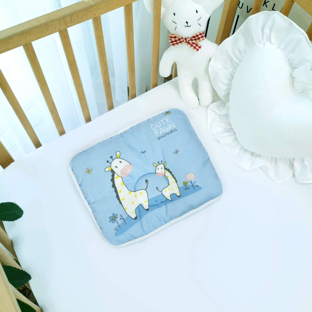 Gối Xô Sơ Sinh Cho Bé 22x28cm Thấm Hút Mồ Hôi-Thoáng Khí-Kháng Khuẩn Thương Hiệu Goodmama