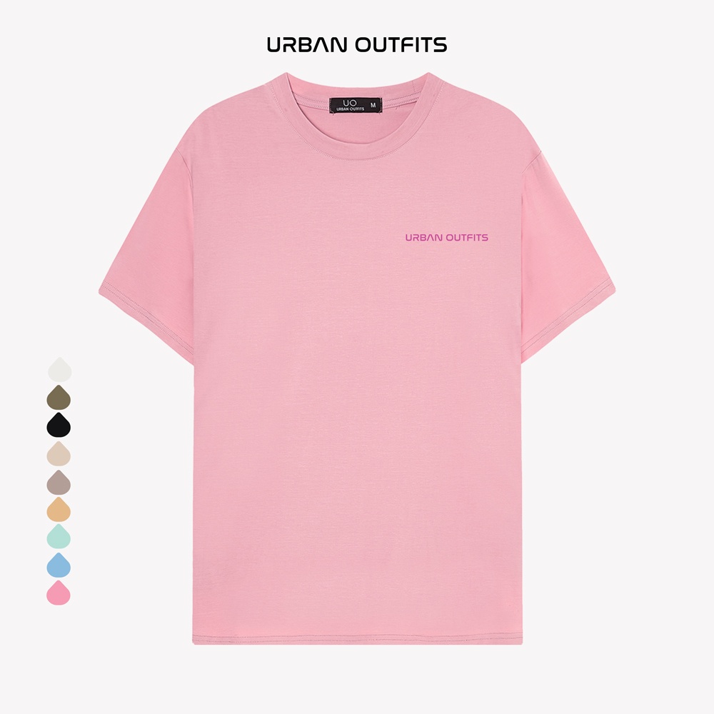 Áo Thun Tay Ngắn Nam Nữ URBAN OUTFITS In Chữ ATR12 unisex form suông Big Size 85kg 100 Cotton Đẹp