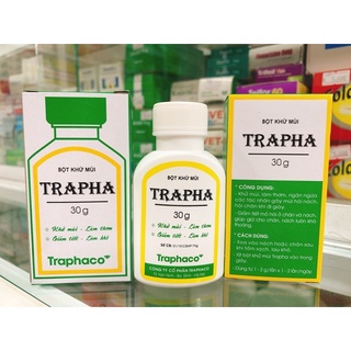 Bột khử mùi trapha 30g - bột khử mùi hôi chân, hôi giày, hôi nách