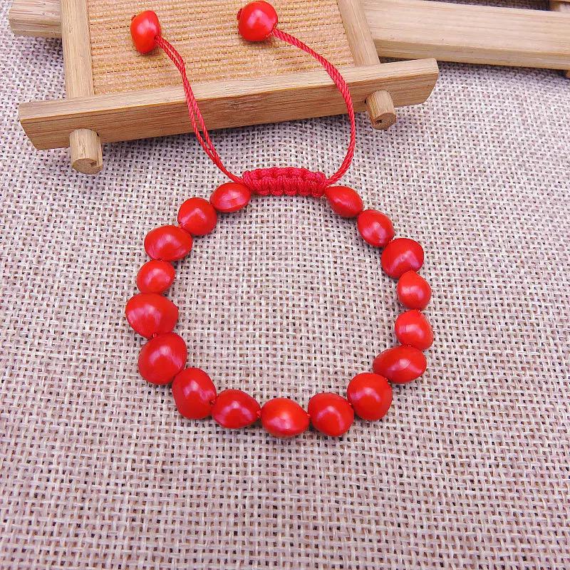 Vòng tay đậu đỏ phong cách Trung Quốc