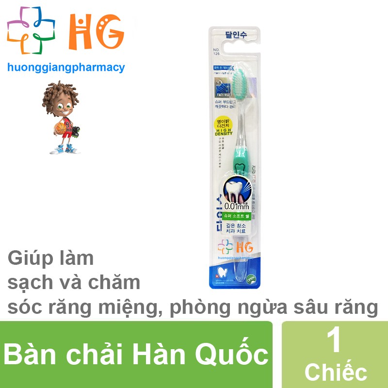 Bàn Chải Đánh Răng Xuất Khẩu Hàn Quốc NO126 (Giao Mầu Ngẫu Nhiên)