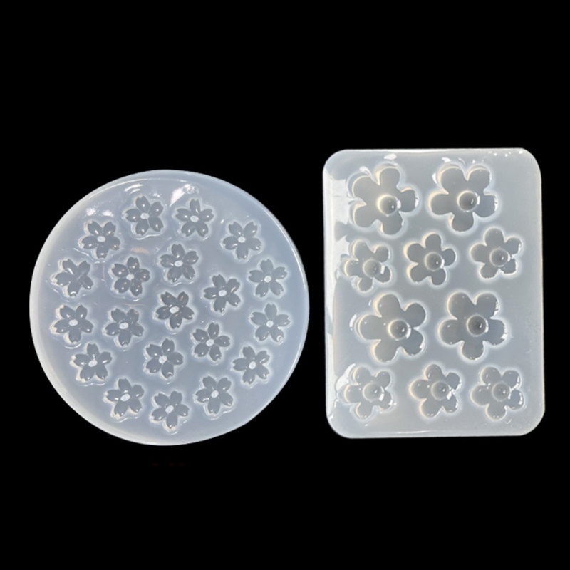 Khuôn silicone làm trang sức hình hoa nhỏ DIY