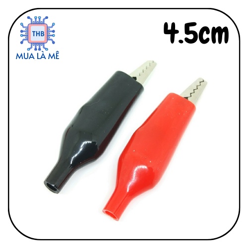 Đôi kẹp cá sấu loại to kích cỡ 4.5cm chất lượng tốt .