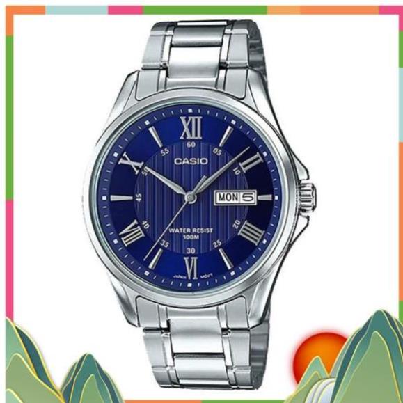 Đồng Hồ Nam Casio Dây Thép Không Ghỉ MTP-1384D-2AVDF Chính Hãng