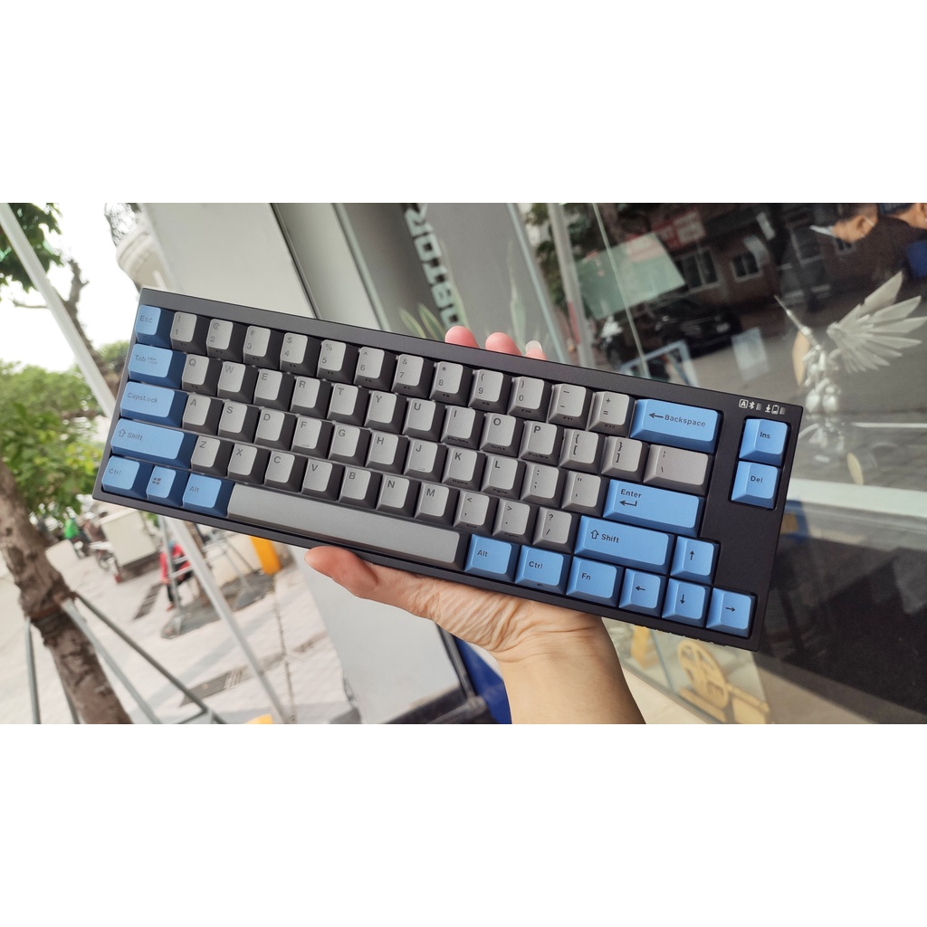 Bàn phím cơ Leopold FC660M Bluetooth Blue Grey - HÀNG CHÍNH HÃNG