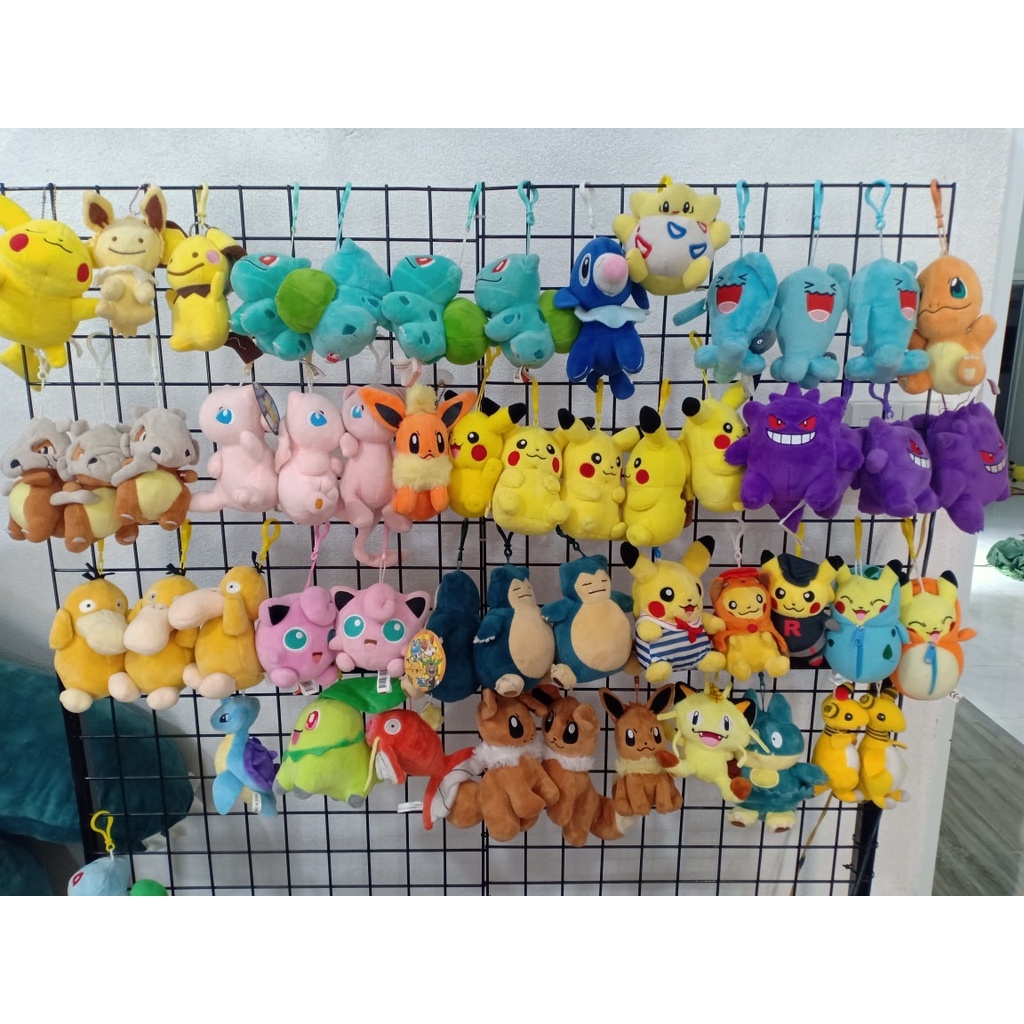 Gấu Bông Pokemon Móc khóa Pikachu, Rùa, nhiều loại size 8-12cm