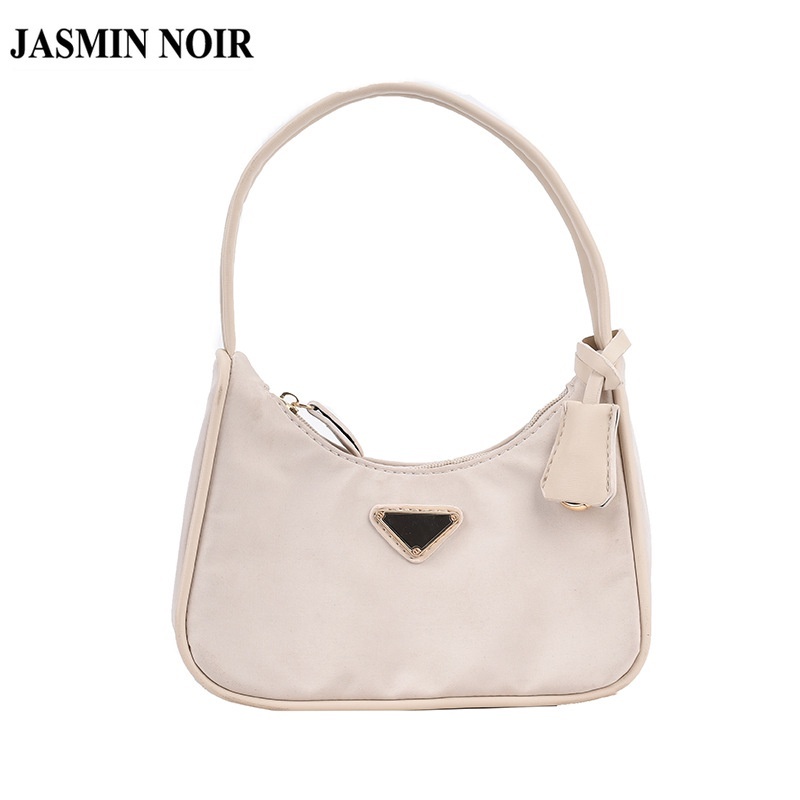 Túi Đeo JASMIN NOIR Chéo Vải Oxford Cỡ Nhỏ Phong Cách Retro Đơn Giản Cho Nữ