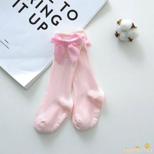 Vớ cotton đính nơ dễ thương cho bé gái