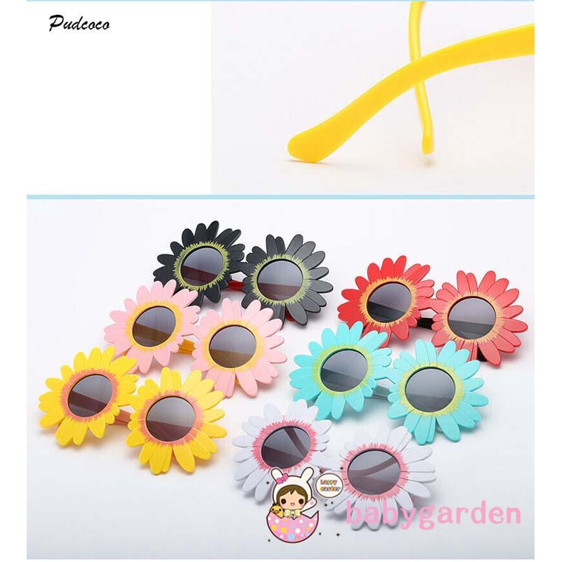 Kính Mát Gọng Hoa Hướng Dương Chống Tia Uv400 Cho Bé