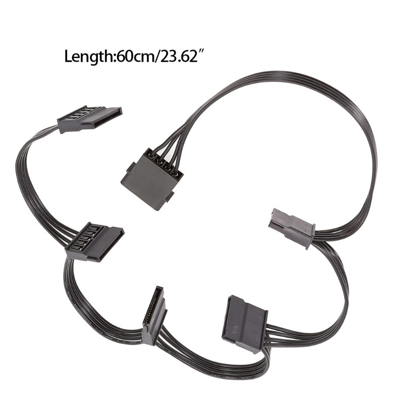 Dây Cáp Chuyển Đổi Hsv 4pin Ide Sang 5 Sata 1 Sang 5 Cho Ổ Cứng Sata | BigBuy360 - bigbuy360.vn