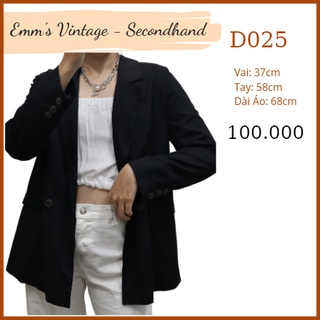 Áo khoác blazer phong cách hongkong unisex - ảnh thật tự chụp