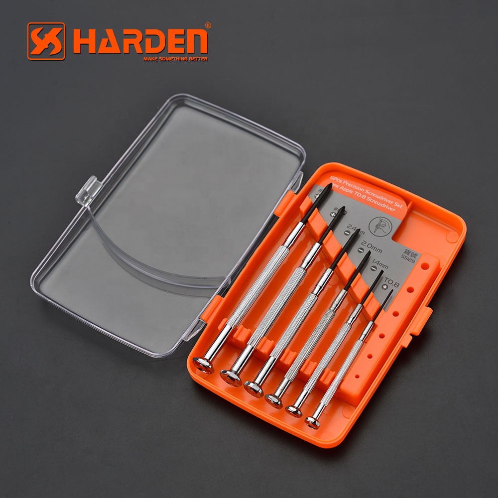 BỘ TÔ VÍT SỬA ĐIỆN THOẠI, LINH KIỆN ĐIỆN TỬ (HARDEN) - 6 CHI TIẾT - 550121 DC-TOOLS