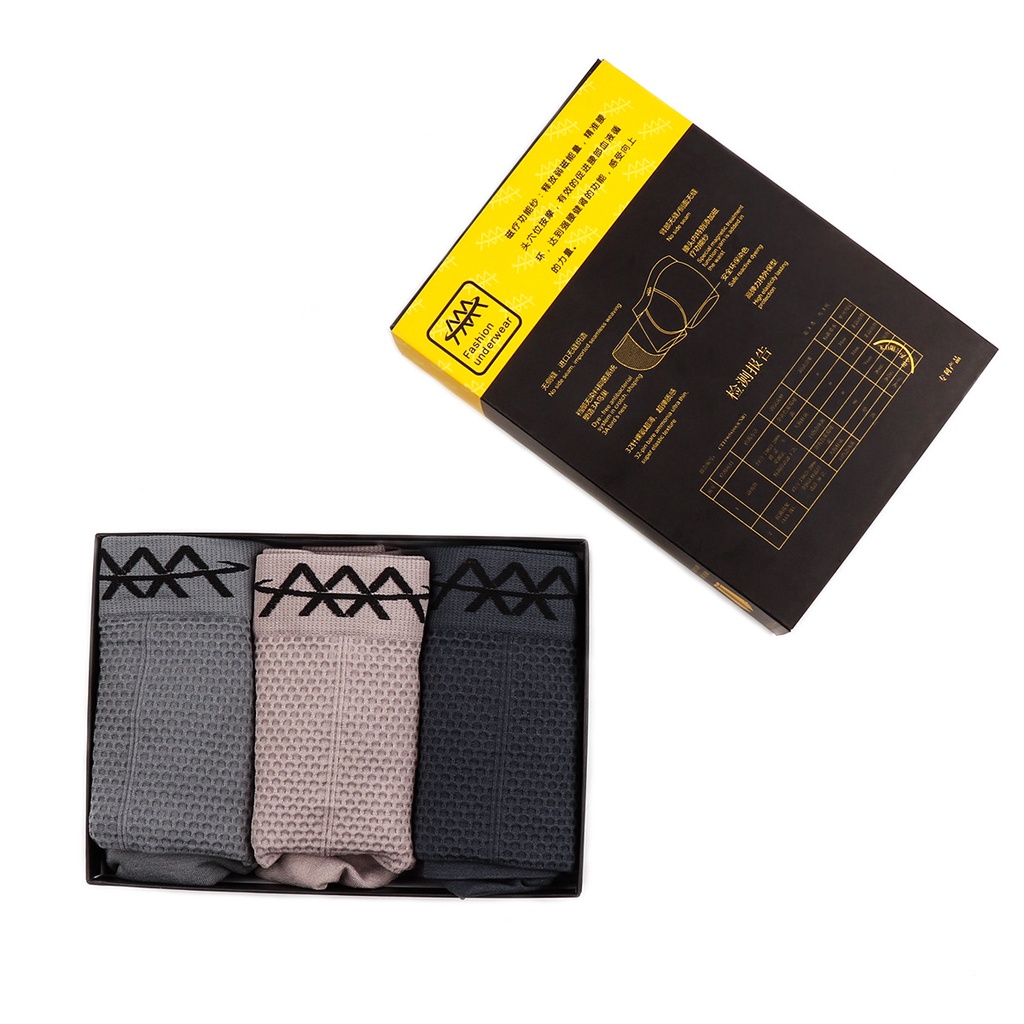 Hộp 3 quần sịp 5D magic co giãn 4 chiều kháng khuẩn