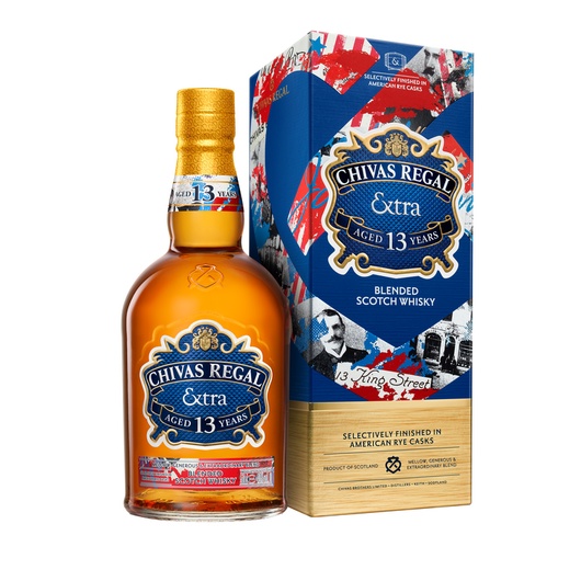 Rượu Chivas Regal 13 YO Extra Rye Casks Nồng Độ Alc 40% 700ml  Kèm Hộp