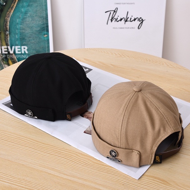 Mũ Thủy Thủ Mùa Hè Unisex Phong Cách Retro Chất Liệu Cotton Có Thể Điều Chỉnh Được beanie