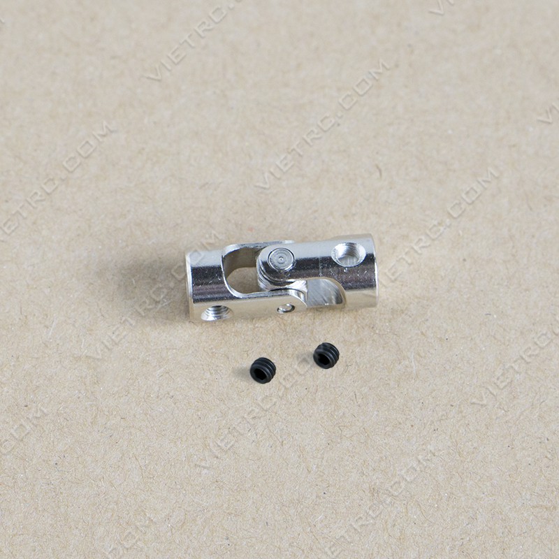 Khớp nối trục cardan 2 đốt, 3 đốt các size từ 2mm tới 6mm tặng ốc và lục giác