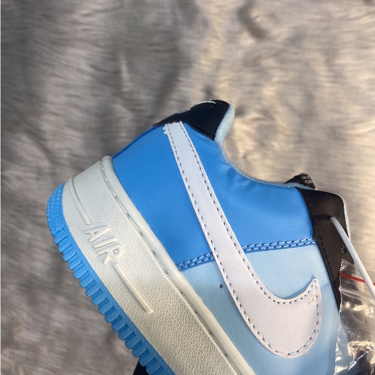 Giày sneaker AF1 xanh dương, Giày sneaker Air Force 1 blue sky phối đồ nam nữ hot trend 2022 Full Box tặng kèm dây