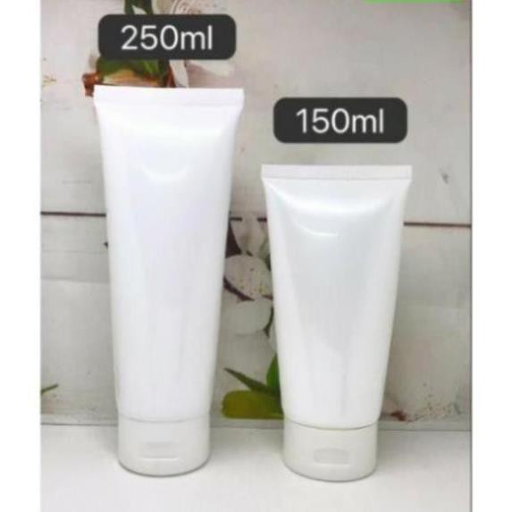 Tuýp Chiết Mỹ Phẩm ❤ TOP GIÁ RẺ ❤ Tuýp nhựa 50ml 100ml,150ml,250ml nắp lật chiết mỹ phẩm, sữa rửa mặt, sửa tắm.