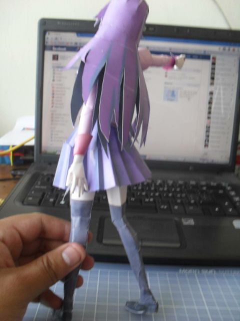 Mô hình giấy anime girl Senjougahara Hitagi