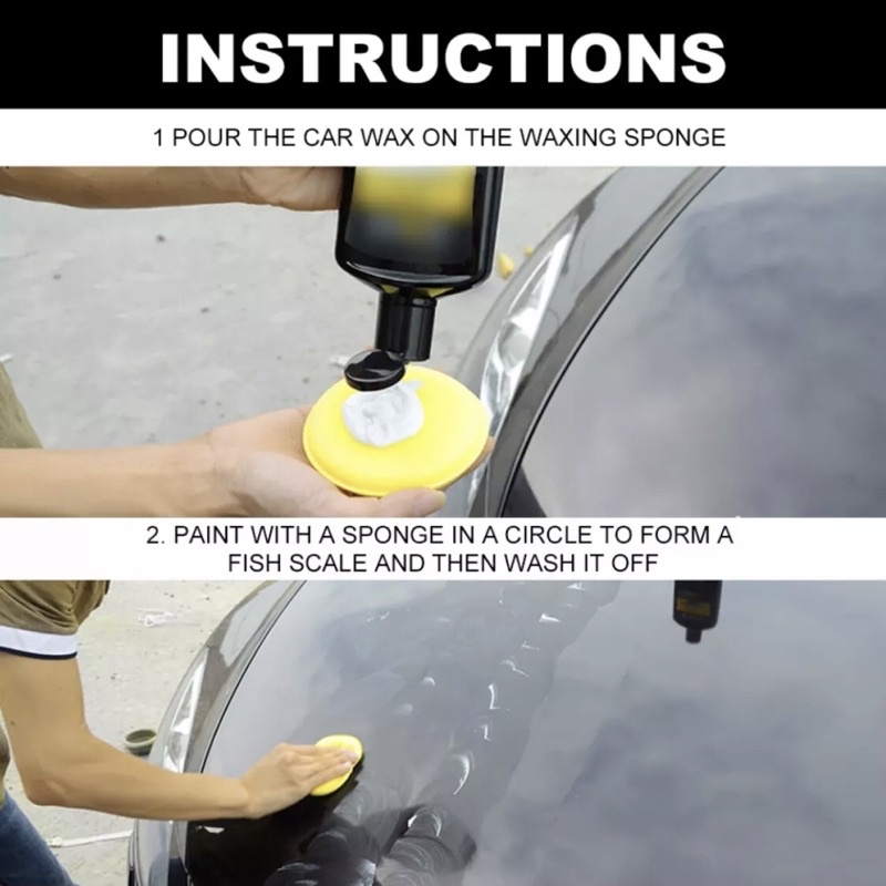 Mút đánh bóng, thoa sáp, wax, nano chăm sóc bảo dưỡng xe máy, ô tô