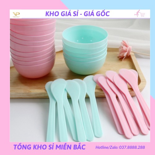 [❌GIÁ SỈ❌] Bát trộn mặt nạ + thìa, bát trộn cao cấp, bát trộn spa,làm đẹp 88134