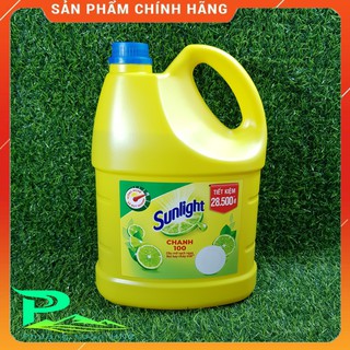 Nước rửa chén Sunight chanh - Can 3,6kg
