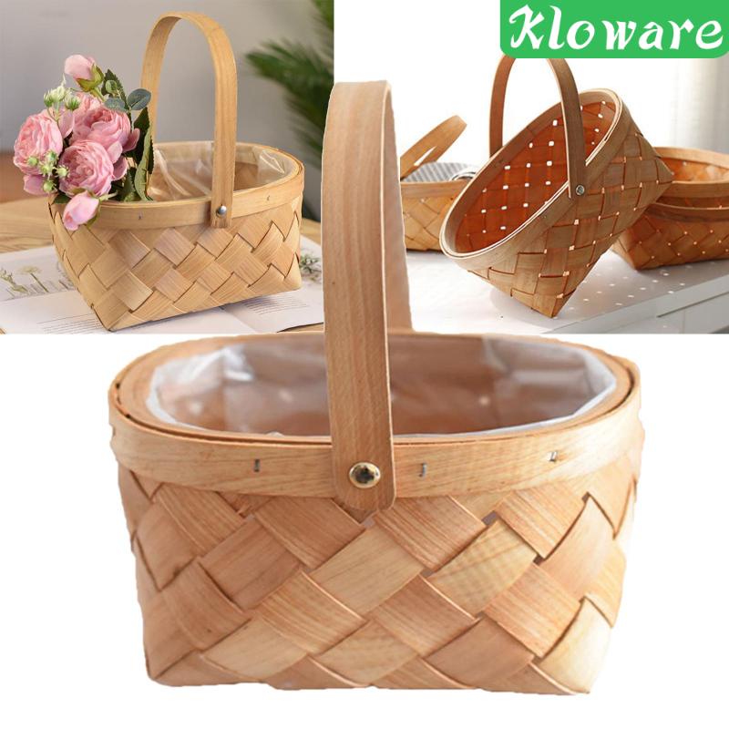 Giỏ Mây Đựng Kẹo / Trứng Thiết Kế Độc Đáo Trang Trí Sân Vườn / Tiệc Tùng