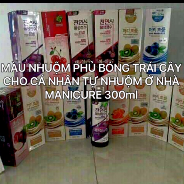 MÀU NHUỘM SẮC MÀU TRÁI CÂY DÀNH CHO CÁ NHÂN 300ml ( MÀU NÂU)