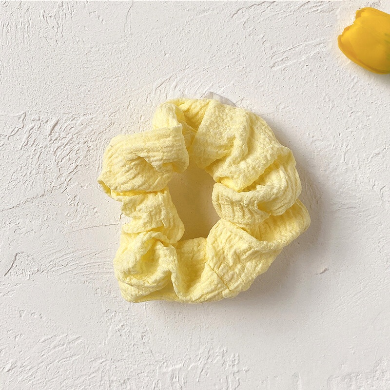 1 Chiếc Dây Buộc Tóc Tones Màu Vàng Màu Sắc Xinh Xắn Thời Trang Cho Nữ