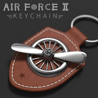 Móc khóa Da Air Force 2 ( xoay được) {A2}