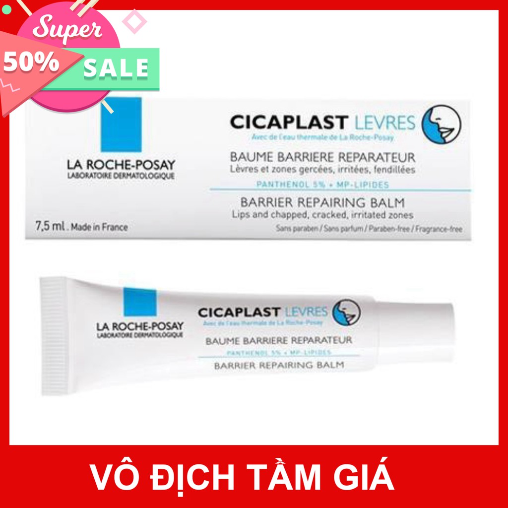 [CHÍNH HÃNG] Kem dưỡng môi giảm Khô, nứt nẻ môi La Roche Posay Cicaplast Levres 7.5ml