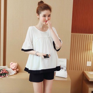 [Bầu xinh] Áo bầu thời trang đẹp chất mát mùa hè - Mẹ bầu thêm xinh