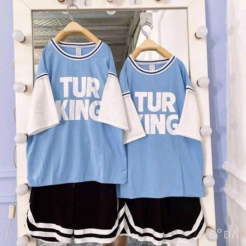 áo kaki logo bò áo chuẩn dáng rộng tay bồng siêu hot 2 màu đen be