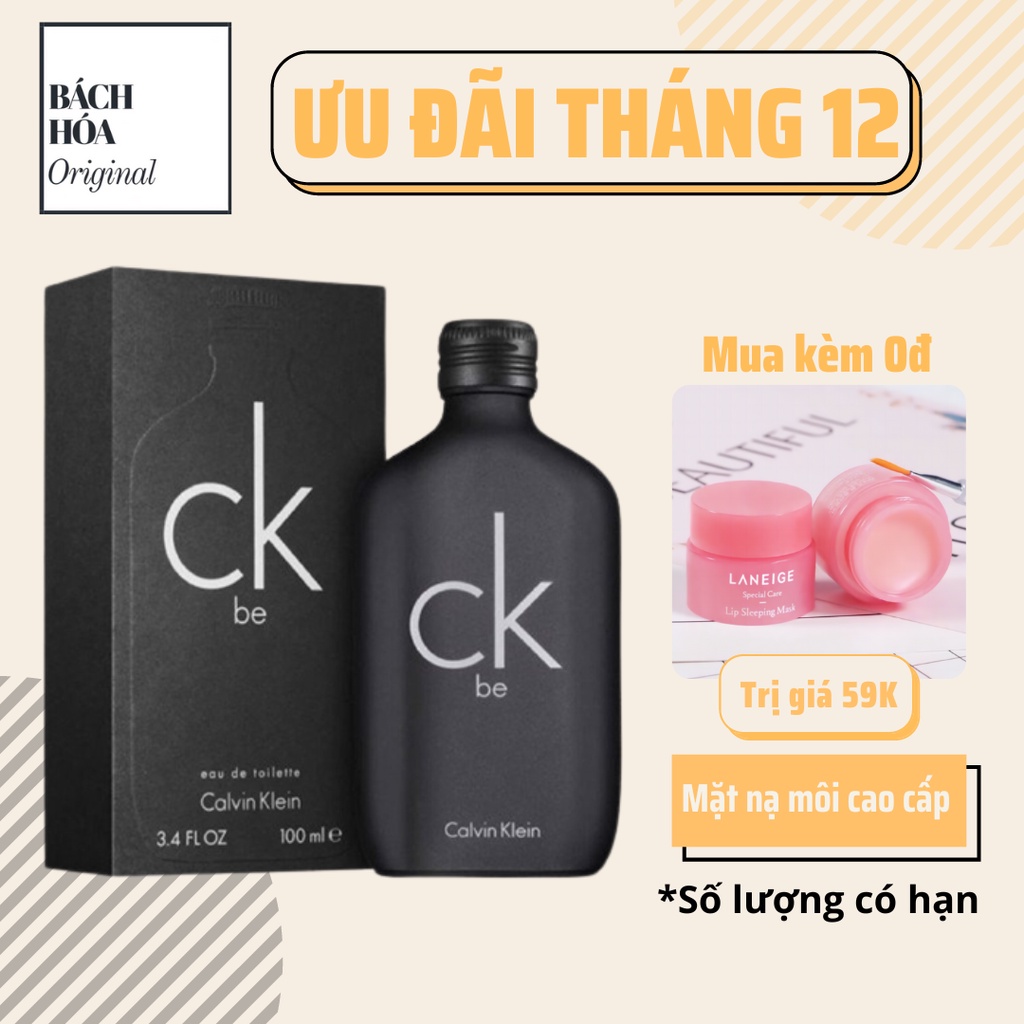 [Chính hãng] Nước hoa Calvin Klein CK ONE BE EDT 100ml - FULL BOX