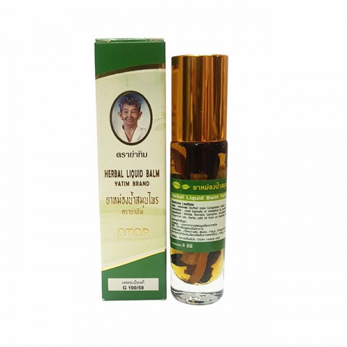 Dầu lăn thảo dược Otop 22 vị - OTOP Herbal Liquid Balm Yatim Brand 8ml