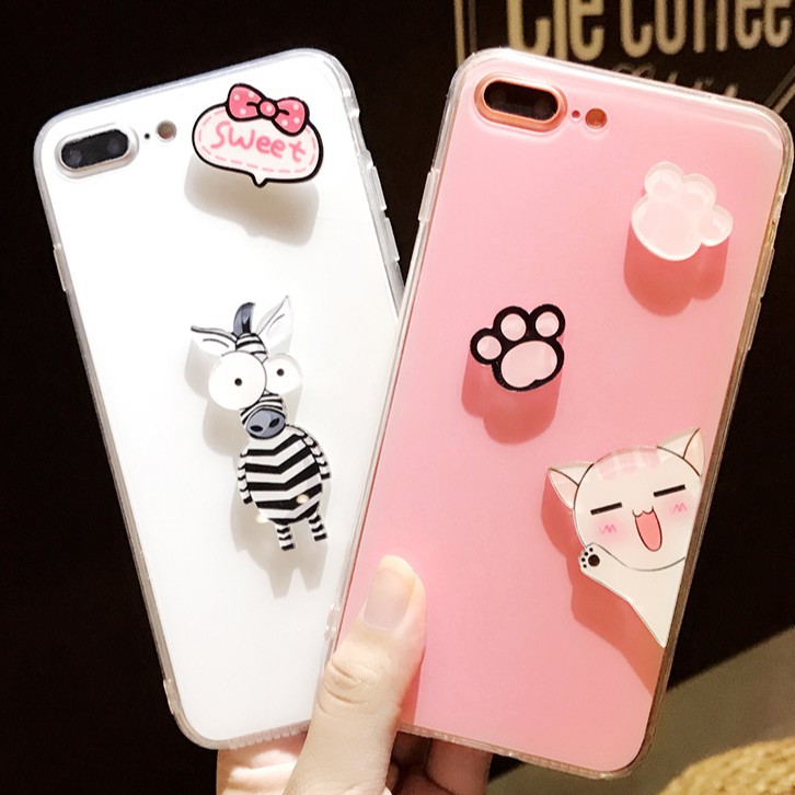 [ IPHONE ] Ốp Lưng Silicon Cartoon 3D - M2 - C021