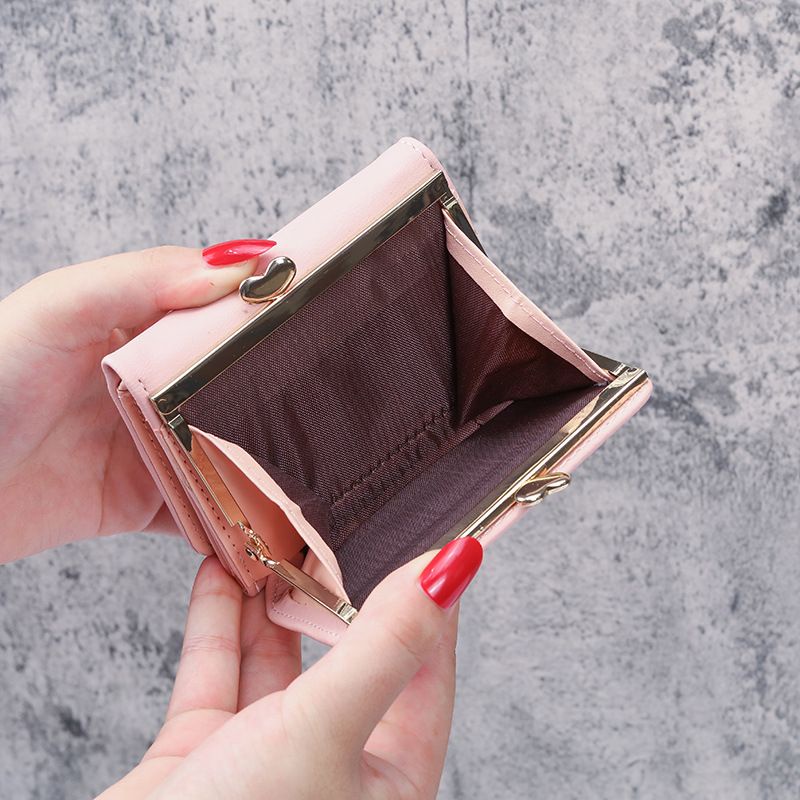 Ví nữ cầm tay mini cao cấp bóp nhiều ngăn dáng vuông nhỏ gọn đẹp thời trang
