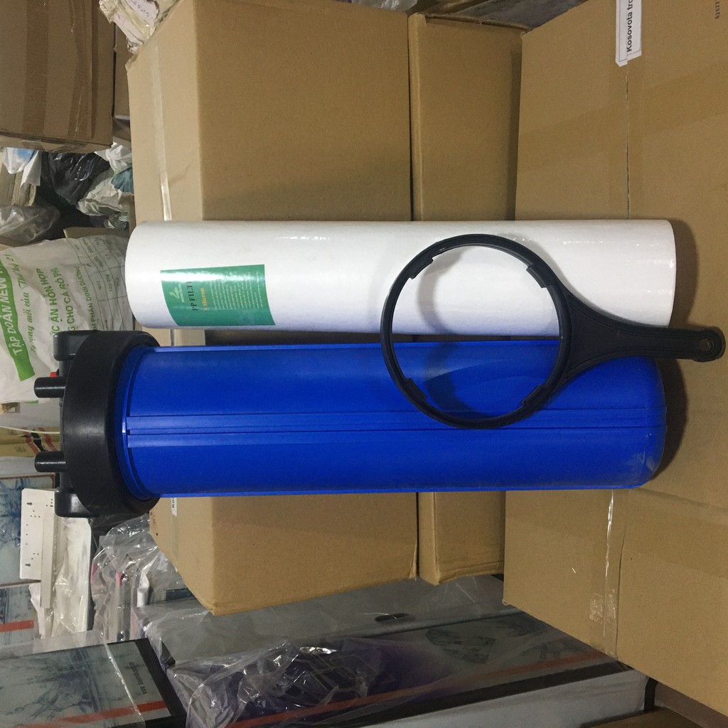 COMBO Bộ Cốc Lọc 20 Inch Béo Zen 34 Kèm Lõi PP Chính Hãng, Siêu Bền, Lọc Sạch 99% Tạp Chất