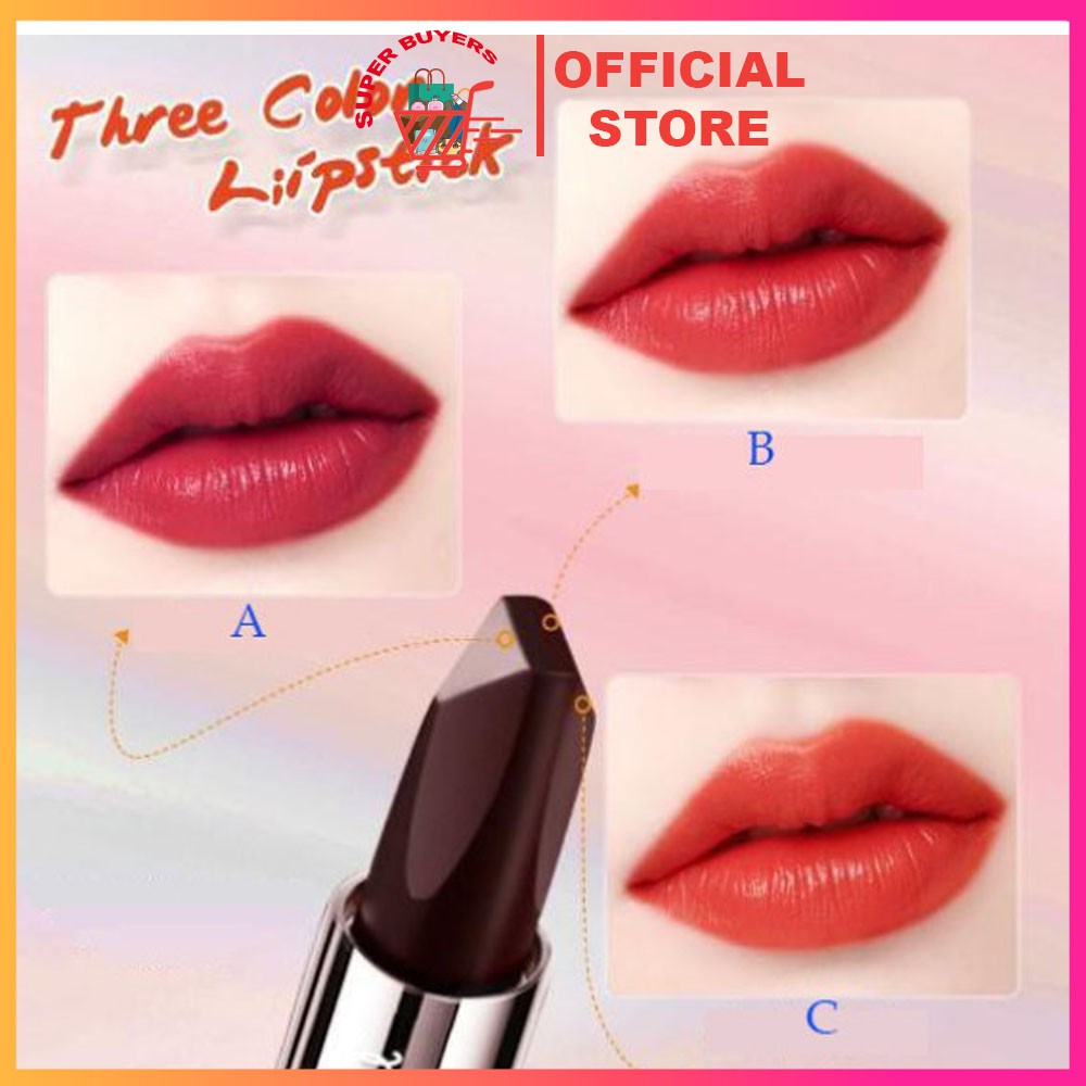 Son Kim Cương Đen 3 màu Ansel - Son mẫu mới , Son kim cương đen siêu lì chuẩn 100% - Super Buyers | BigBuy360 - bigbuy360.vn